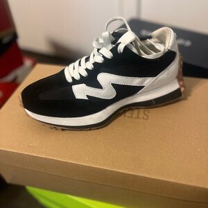 Black and White Steve Madden Sneakers